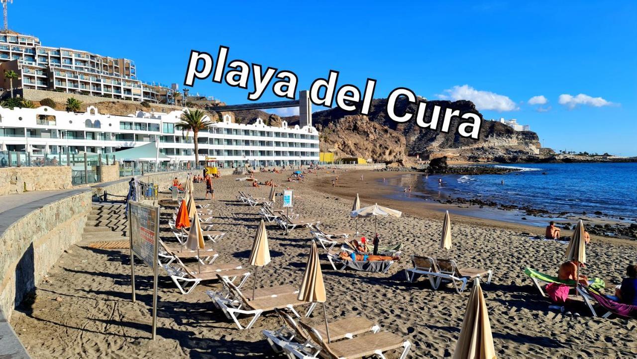 Deluxe 3 Rooms74M2,2Air Condit 2Tv Seaview On Amadores,2 Heatpools, Parking, 600 Mb,Dishwasher,2Lift,,3 Beaches Playa Del Cura  Exterior foto
