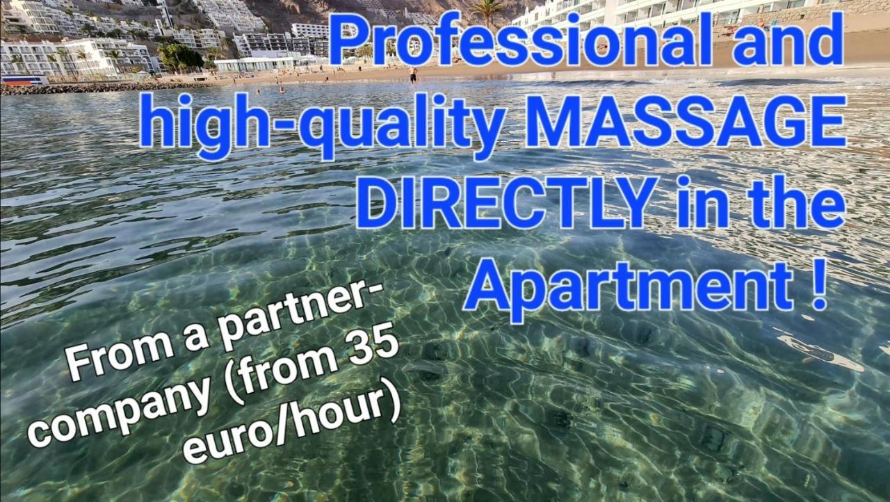 Deluxe 3 Rooms74M2,2Air Condit 2Tv Seaview On Amadores,2 Heatpools, Parking, 600 Mb,Dishwasher,2Lift,,3 Beaches Playa Del Cura  Exterior foto