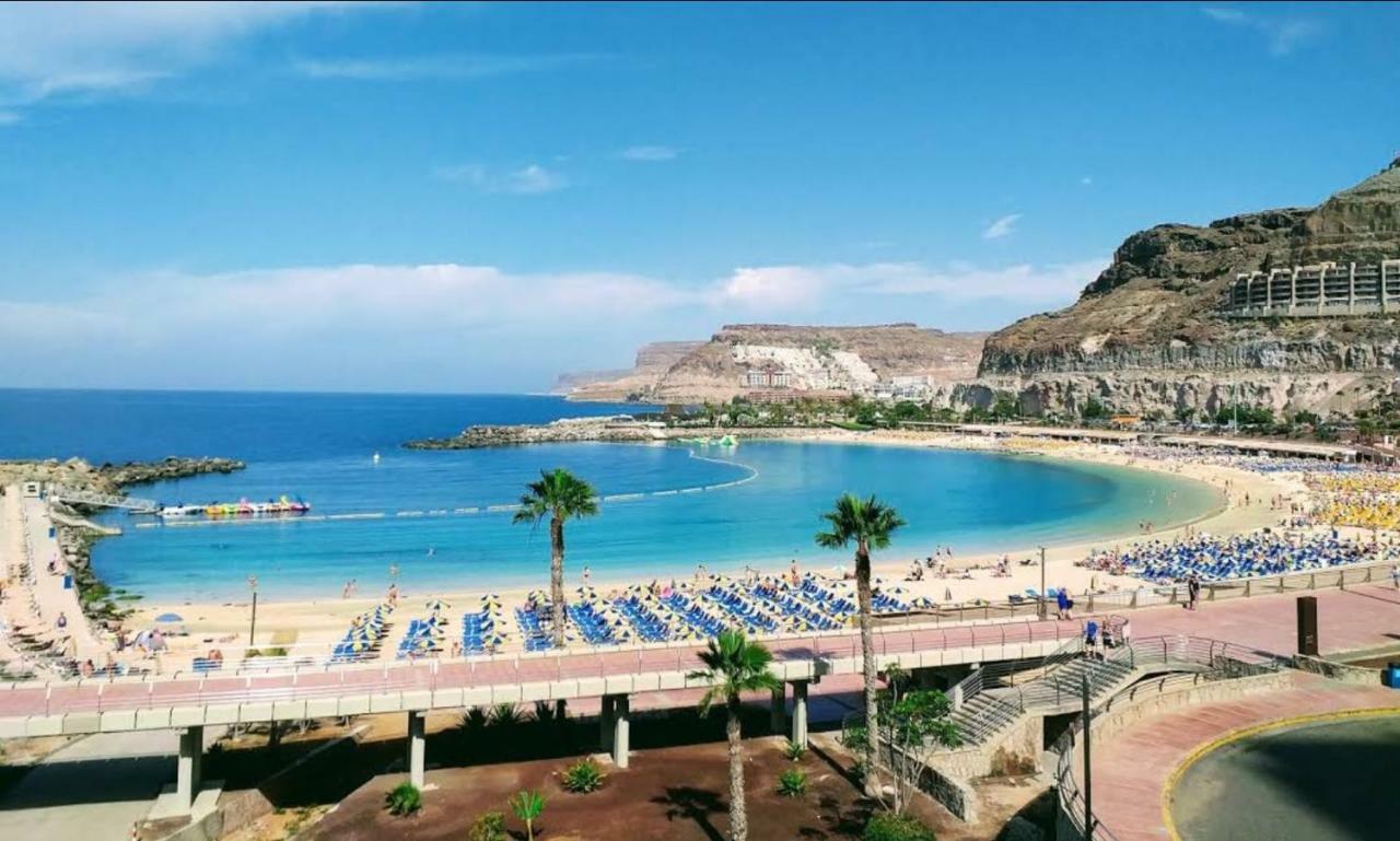 Deluxe 3 Rooms74M2,2Air Condit 2Tv Seaview On Amadores,2 Heatpools, Parking, 600 Mb,Dishwasher,2Lift,,3 Beaches Playa Del Cura  Exterior foto